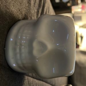 Skull planter
